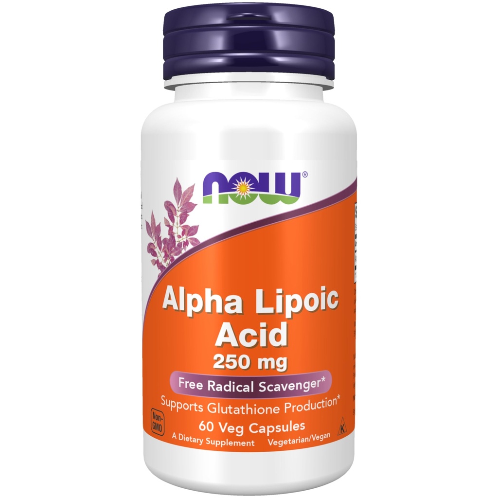Nyní Potraviny Doplňky, Alpha Lipoic Acid 250 mg, Podporuje Glutathione Production *, Free Radical Scavenger *, 60 Veg Kapsle