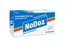 NoDoz 200mg Kofeinové pilulky Maximální síla, 60 kaplety Celkem