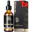 Waking Forest Beard Oil - 60ml Vanilla Biotin Beard Oil pro muže Silnější Vous s vitaminem E, Rosemary, Castor Mustache Oil pro černé muže, Softens & Zesílí Vous Care Oil