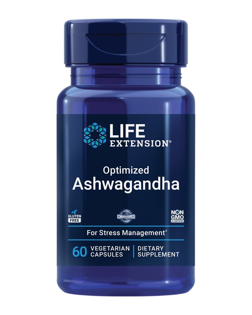 Life Extension Creatine Kapsle a Optimalizované Ashwagandha - 120 a 60 Kapsle