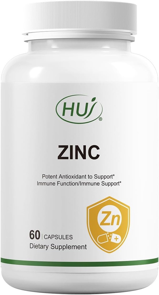 HUJ Zinek, 60 Kapsle, potentní antioxidant pro imunitní podporu
