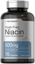 Horbaach Niacin 500mg PHARMAD 124; 70 Kapsle PHARMAL 124; Flush Free Supplementary PHARMAD 124; jako Inositol Hexanikotinát PHARMAD 124; Non- GMO a gluten Free