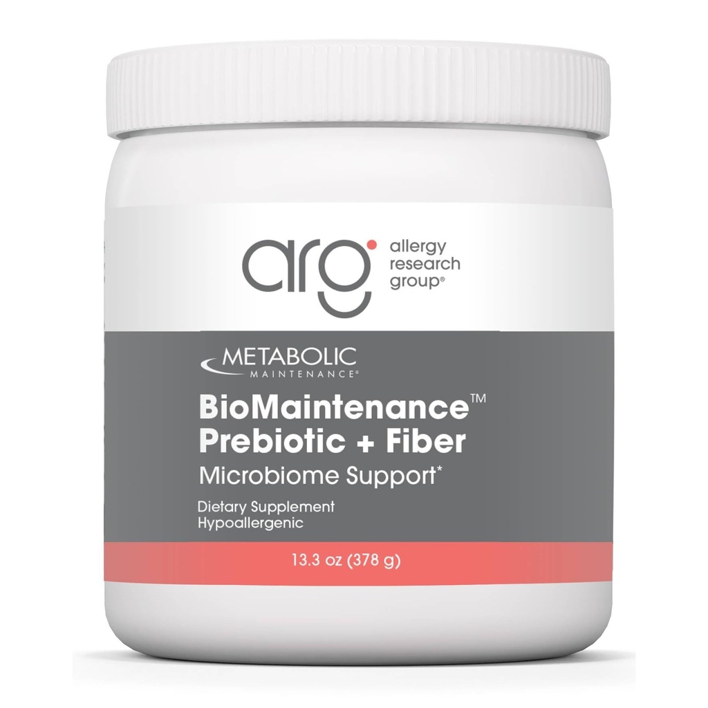 Metabolická údržba BioÚdržba Prebiotická + Vláknitý prášek - Podporuje Gut Zdraví a imunitní funkce - Čisté, Easy Add- in s No Sweetteners nebo Fillers (378g / 60 Servings)