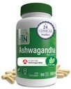 Zdraví Thru Nutrition Ashwagandha 500mg KSM PHARMA66 ® 90 Kapsle CARMAN 124; Stres, Mood, Focus, & Energy CARMAN 124; Klinicky osvědčené a organické Root- Only Whitania Somnifera Extract CARMAL 124; Non- GMO, Gluten & Soy Free