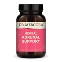 Dr. Mercola Herbal Adrenal Support, 30 Servingů (60 kapslí), Dietní dodatek, Mood and Stress Management, Non- GMO