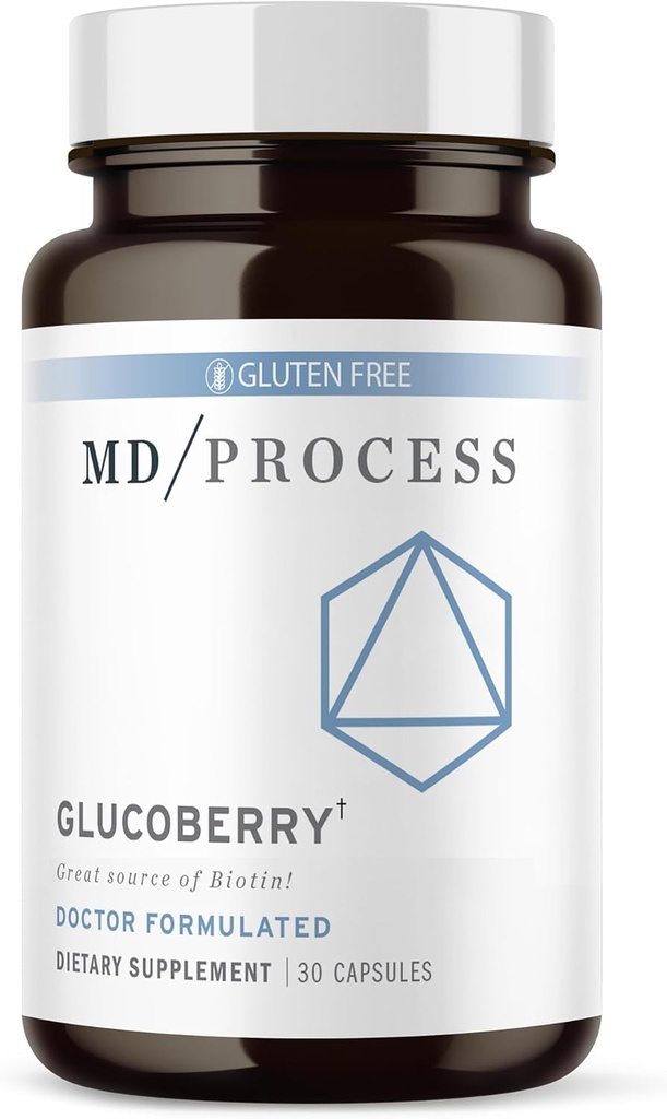 GlucoBerry Maqui Berry Extract s chromem Pikolinát pro podporu krevního zdraví - s Biotin a Gymnema Sylvestre - Lékařský přípravek - 30 Kapsle