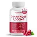 D- Mannose s brusinkou, Uva Ursi, Hibiscus, Ginger, Black Pepper - Podporuje močení Trakt Zdraví, Čistota močového měchýře - Made and Tested in The USA