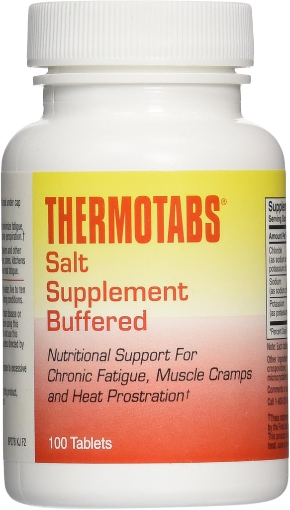THERMOTABS Salt Supplement Buffered Tablety, 100 Počet (balení po 3)