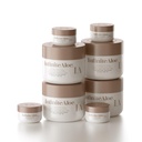 InfiniteAloe Kompletní péče o pleť, Aloe Vera Powered Face a tělo krém pro suchou pokožku, vůně zdarma - 4 Velké Jar 8 oz & 4 Travel Jar 0.5 oz