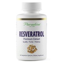 Paradise Byliny Resveratrol, Antioxidant, Super Potent, Ultra Pure, Vegan, Non GMO, Gluten Free, 180 Vegetariánské kapsle