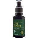Global Healing Organic Lung Health Supplement - Bylinné Nasal Decongestant Spray for Lung Cleanse, Respirační podpora a Mucus Relief to Breath Easy - Normální alergie a Sinus Defense - 1 Fl Oz