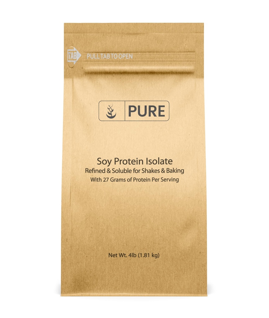 PURE ORIGINAL INGREDIENTS Soy Protein Isolát (4 lb) Vždy čistý, žádné plnidla nebo přísady