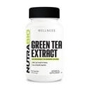 NutraBio Green Tea Extract, Přidá Antioxidační výhody a pomáhá celkovému zdraví a well- Being, 500mg - 90 Kapsle