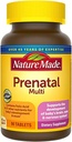 Nature Made Prenatal Multi, 90 Tablet, kyselina listová + 17 Prenatal Vitamíny & Minerály na podporu vývoje dítěte a maminka, Vitamin D3, vápník, železo, jód, vitamín C, a další (balení po 3)