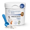 Zeolite Powder 100% přírodní doplněk stravy pro imunitu a detox, stravitelné zdraví, společný doplněk zdraví Prášek, Detox jater, Vylepšení zdraví zvířat w / Easy- to- Use Pet doplňky, 350g / 12.35 oz