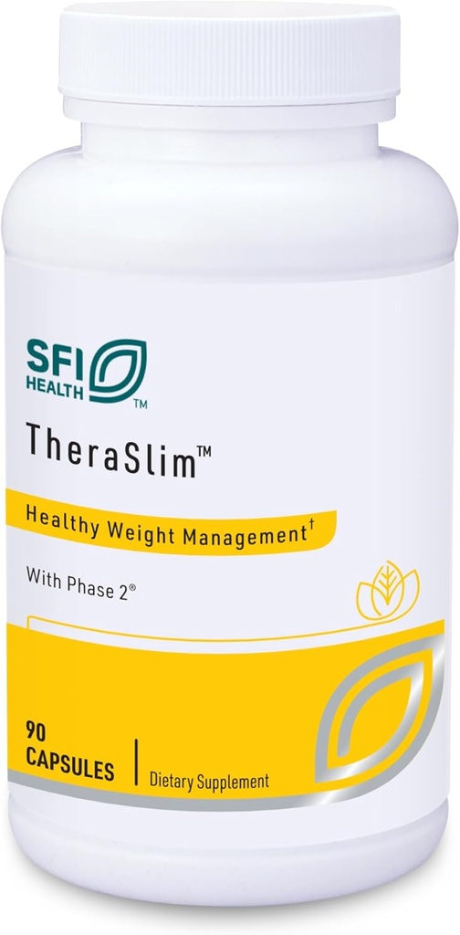 Klaire Labs SFI Health Theraslim - Fáze 2 Carb Controller Formule s White Bean Extract Nápověda Block Starches & Carb Calories (90 Kapsle)