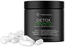 Pronto Játra Detox Dodatek - Mléko Thistle Extract 200mg, Játra čisticí a podpůrné pilulky, Detox Formule pro zdraví jater, 50 Kapsle