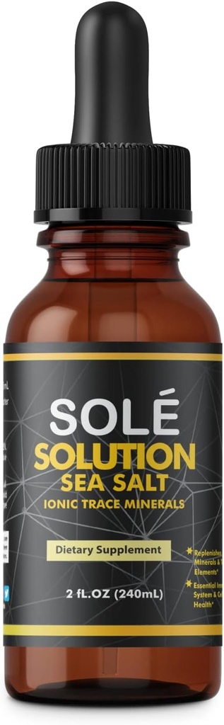 Qei Sole Sea Salt - Je složen z chloridu sodného, draslíku, železa, vápníku, hořčíku, mědi, zinku a dalších. (Velký, 8 0z)
