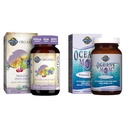 Zahrada života Prenatal Vitamin Folate Energy & Oceány Máma Prenatal DHA Jahodové Rybí olej Brain Support