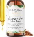 Slippery Elm (Ulmus Rubra) Sušené Bark Alcohol- Free Liquid Extract (2 oz)