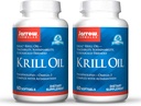 Jarrow Visas Krill Oil - 60 Softgels - Fosfolipid Omega33 Komplex s astaxanthin - May Support Lipid Management, Mozková funkce & Metabolismus - 30 Služeb
