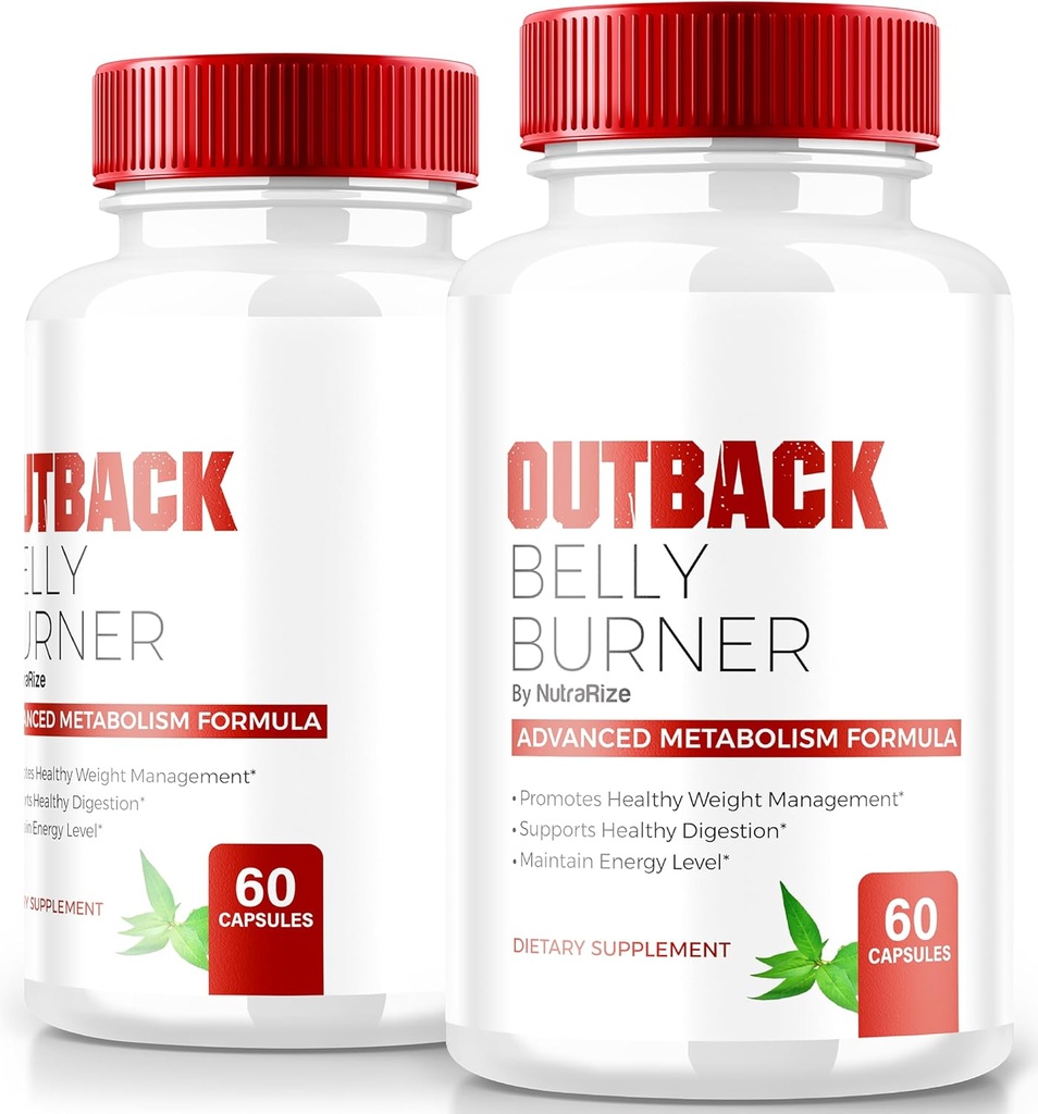 (2 Pack) Outback Belly Burner pilulky, Premium Out Back Belly Burner Keto Kapsle, Všechny přírodní Keto doplněk k podpoře Fitness a Body Cíle, Oficiální Outback BellyBurner Recenze (120 Kapsle)