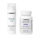 Skinuva ® Scar (1.7 oz) & Bruise (14 tobolek) - Pokročilý silikonový krém s růstovými faktory & Homeopatické Bruise Remedy s Arnica, Bromelain & Zinek