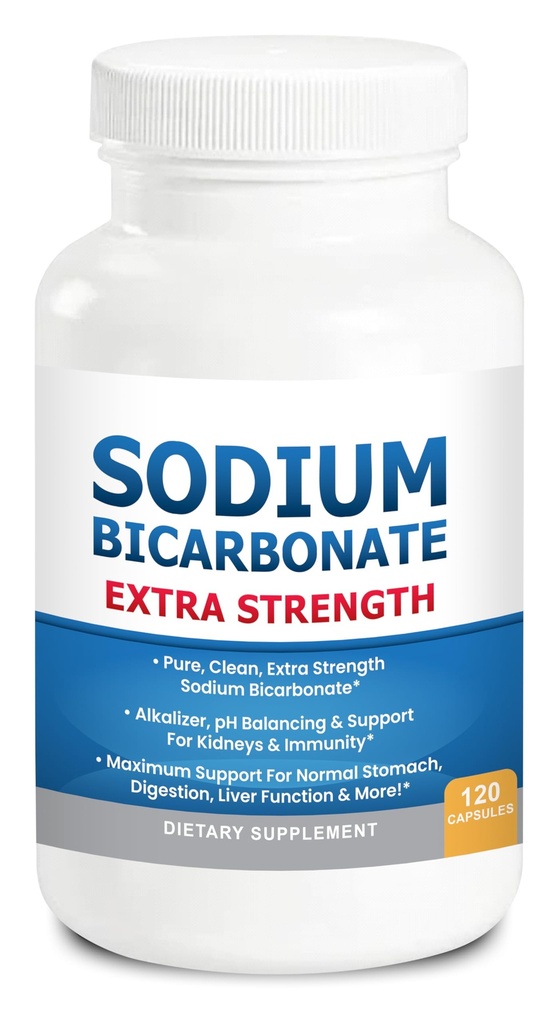 Natrium Bikarbonát Kapsle Extra Síla 1300mg Organic Use No Junk. 1 Natrium Bikarbonát Kapsle je 1300mg.