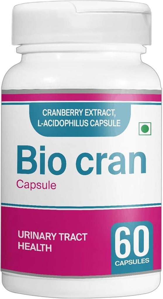 Cranberry Kapsle (60 Počet) - Močový Trakt Zdraví Dodatek w / Cranberry Extract, L-Acidophilus, & Více - Cranberry pilulky pro ženy a muže - Vegetarian Cranberry Tablety pro imunitu