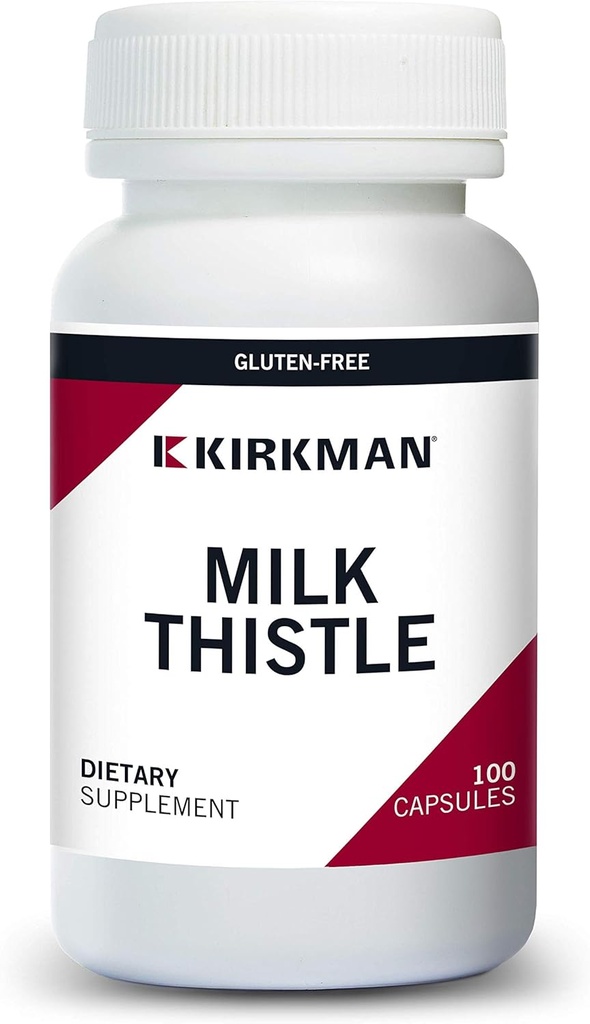 Kirkman Milk Thistle 100 mg - hypoalergenní tobolka 124; 100 Vegetariánských tobolek