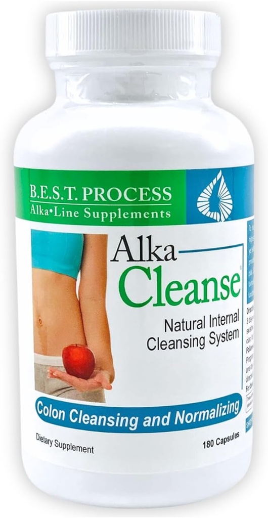 Alka • Čisté nejlepší proces Alkalin - Bylinné Detox Colon Čištění & Stravovací Ztížení Vzorec - Psylium Husk, Probiotika, Enzymy & Byliny (1)