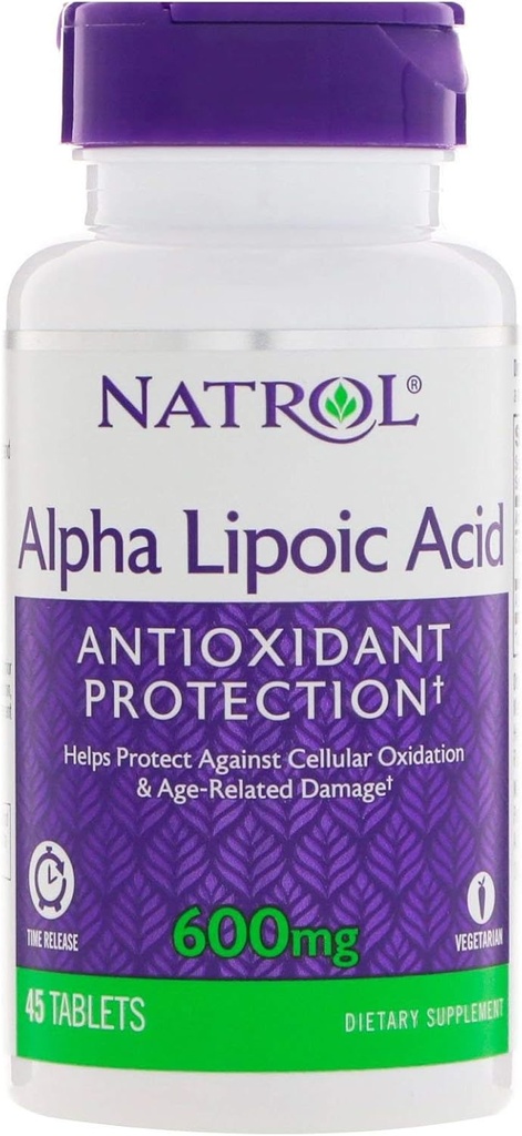 Natrol Alpha Lipoic Acid Time Release - 600 mg - 45 tablet