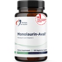Designy pro zdraví Monolaurin- Avail - 1000mg Glycerol Monolaurát + vitamín C se slunečnicovým Lecithin k posílení monolaurin Absorpce - Non- GMO + gluten zdarma Imunitation Supplement (120 Kapsle)