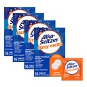 Alka- Seltzer Fizzy Melts, Rozpusťte na jazyk, No Water Need, On- The- Dietní dodatek Antacida Tablety, pro úlevu od příležitostné bolesti a kyselé požití *, Orange Flavor, 64 Počet