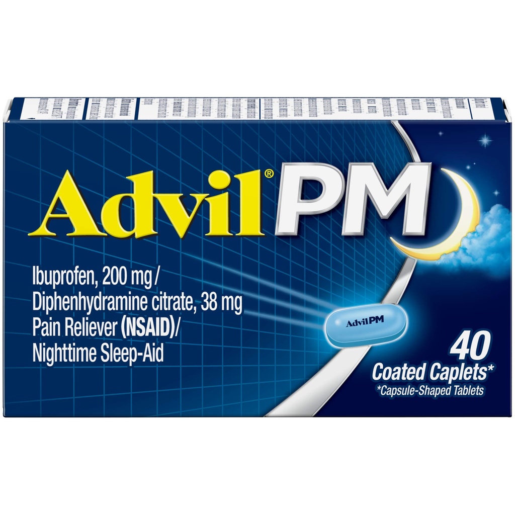 Advil PM 200 mg potahované tobolky 40 ea