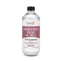 Hyalogická tekutá hyaluronová kyselina dodatek - Ingestible Skin Support with 100mg HA and 100mg MSM - Natural Hydration for The Face, Eyes and Lips - High Molecular Weight Formule - 12 oz