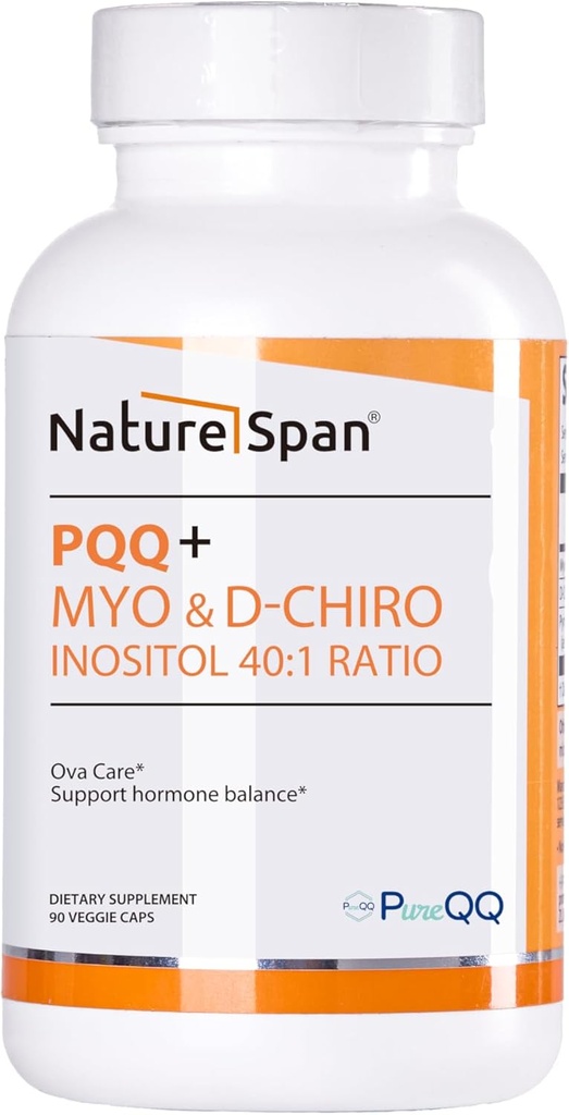 Premium Inositol, PQQ + Inositol & Chiral Inositol 40: 1 Poměr, 90 Caps