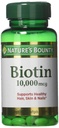 Příroda je Bounty Biotin 10,000 mcg, rychlé uvolnění Softgels 120