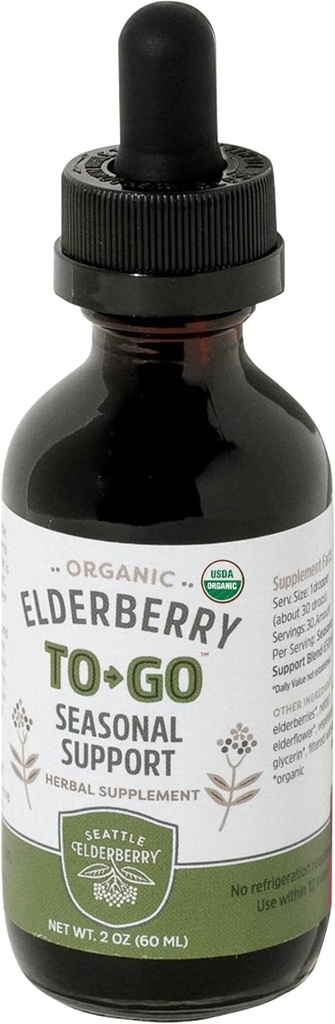 to- Sezónní podpora - Delicious, Vegan, gluten- Free bylinné doplňky tinktura s potenciálními alergie výhody vyrobené pouze z organických složek v malých dávkách v USA - 2oz