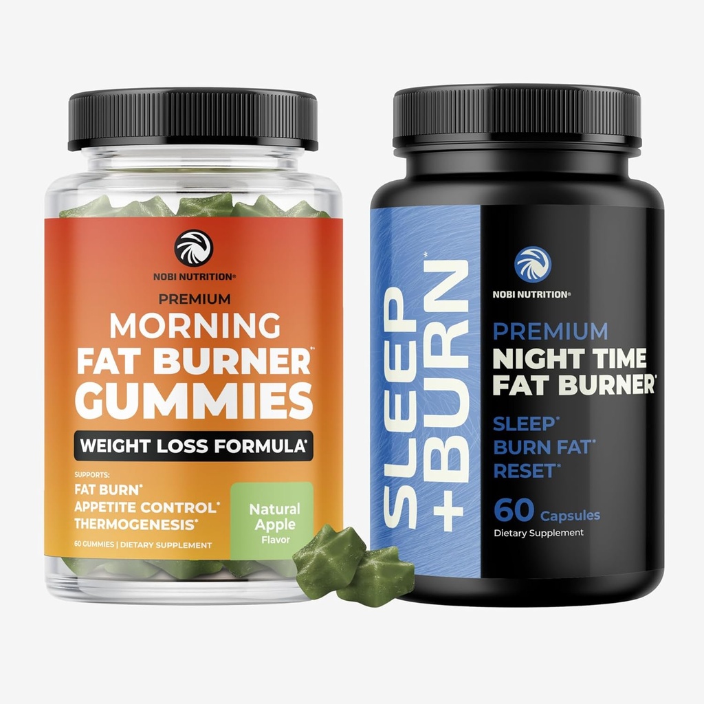 Fat Burner Gummies a noční čas Fat Burner 124; 24 / 7 Podpora hubnutí se zeleným čajem & Raspberry Ketones I124; Suppressant, Metabolismus Booster, a Belly Fat Reducer 124; 1 Měsíční dodávky