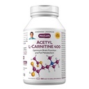 ANDREW LESSMAN Acetyl L- karnitin 400 mg - 360 tobolek - Podpora nervového systému, metabolismus tuku a energie, zdravá funkce mozku, zdravý krevní tok do mozku. Snadno polykejte tobolky.