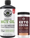 Výkon na levém pobřeží 100% Coconut MCT Oil Liquid, 32oz + Keto Coco Drink Mix, 8.5oz