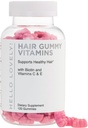 Vlasové vitamíny Gummies - Biotin 5000 mcg s vitaminem E, C & zinek, Růstové vitamíny pro ženy a muže - Silnější, krásné vlasy, kůže a nehty dodatek, Non- GMO & gluten- zdarma - 120 Gummy Medvědy