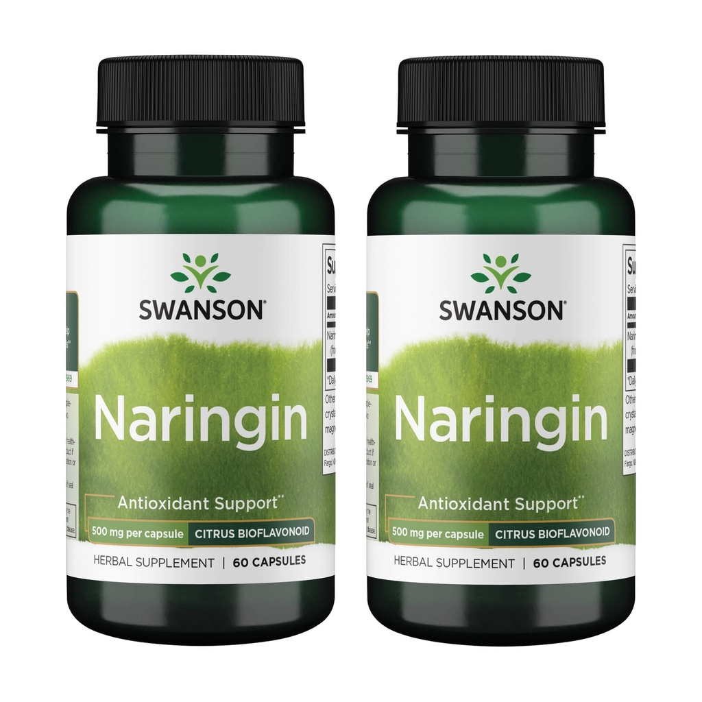 Swanson Naringin 500 miligramů 60 tobolek (2 balení)