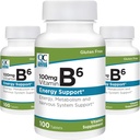 Kvalitní volba Vitamin B6 100mg 100 Počet lahví tablet (3 balení)