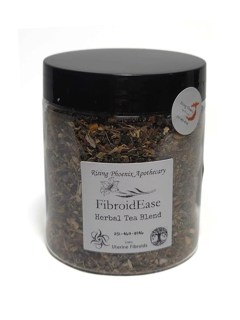 Rising Phoenix Apotecary Fibroid Ease Bylinné míchání čaje - volný čaj (8oz)