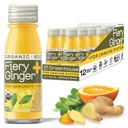 Greenhouse Juice Organic Fiery Ginger Wellness Pants 12-Count 60ml Skleněné láhve, Vegan & gluten- zdarma