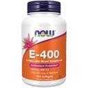 Nyní doplňky, Vitamin E- 400 IU, Smíšené tokoferoly, Antioxidační ochrana *, 100 Váček