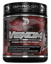 DRAGON PHARMA Venom Extreme Potency Pre- Workout, Laser Sharp Focus + Energy, Intenzivní výkon, Proven Ingredients for Enhanced Vasodilation & Endurance (40 Služeb, American Juice)