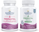 Nordic Naturals Vegan Mama and Baby Starter Pack - Vegan Prenatal DHA a Prenatal Multivitamin Tablety